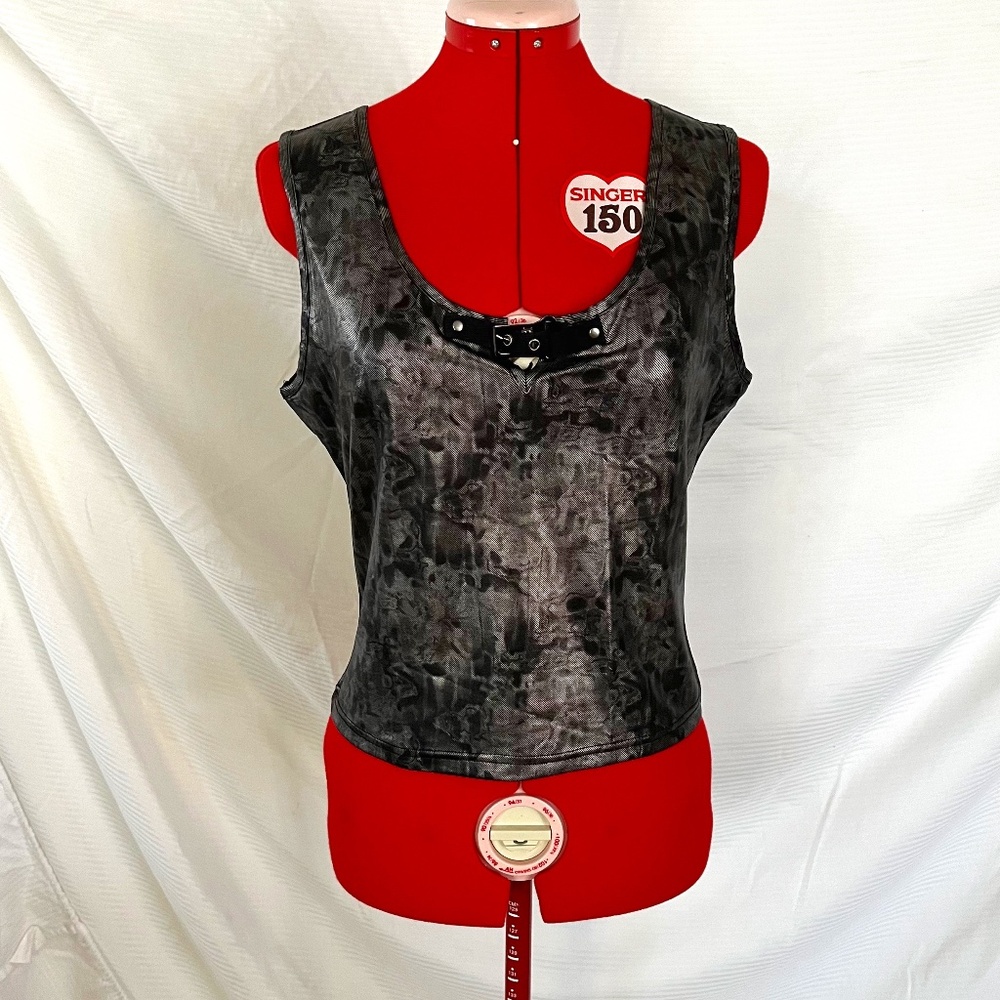 NWT PUNK RAVE Corrugation Printing Vest